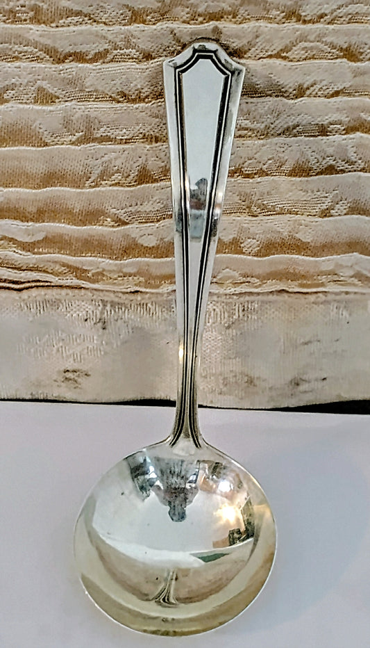 Antique International Silver * Sterling Silver Soup Ladle * 1847